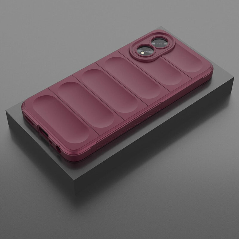 Husa Oppo A18 Techsuit Magic Shield, bordo