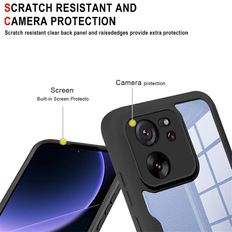 Husa 360° Xiaomi 13T Techsuit ColorVerse, roz
