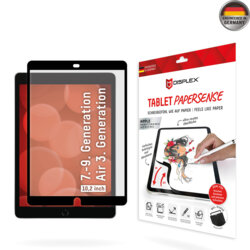 Folie mata premium iPad Air 2019 Displex Tablet PaperSense, negru