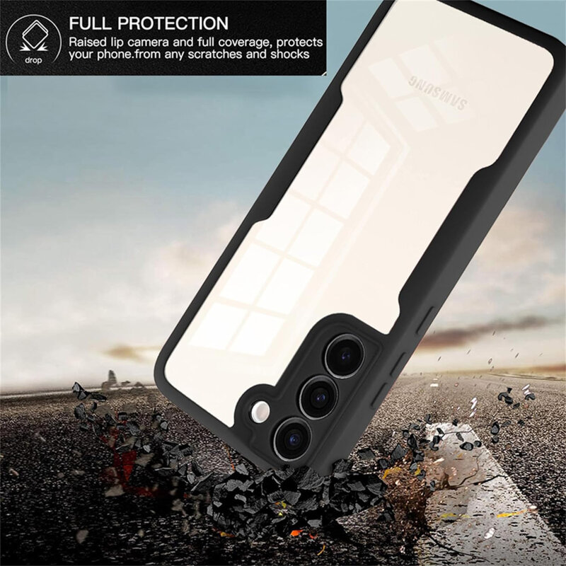 Husa 360° Samsung Galaxy S23 Plus Techsuit ColorVerse, roz