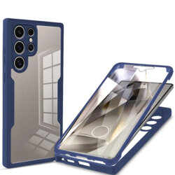 Husa 360° Samsung Galaxy S24 Ultra Techsuit ColorVerse, albastru