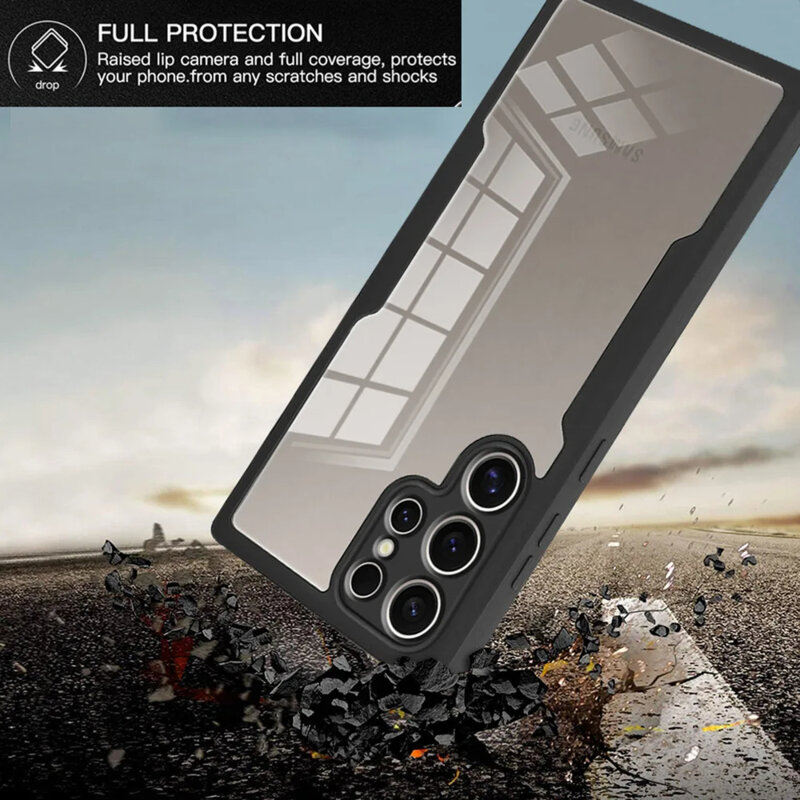 Husa 360° Samsung Galaxy S24 Ultra Techsuit ColorVerse, albastru