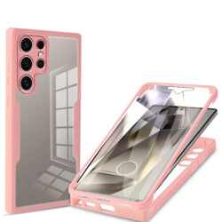 Husa 360° Samsung Galaxy S24 Ultra Techsuit ColorVerse, roz