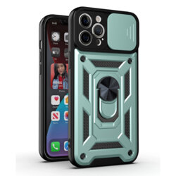 Husa iPhone 12 Pro Max protectie camera Techsuit CamShield Series, verde