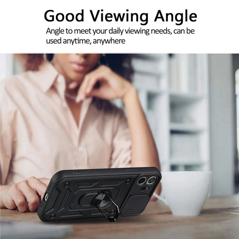 Husa iPhone 11 protectie camera Techsuit CamShield Series, roz