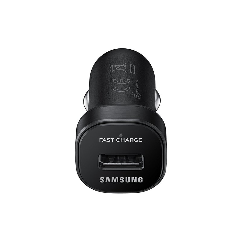Incarcator Auto Original Samsung 1xUSB + Cablu de date USB-C - Negru EP-LN930