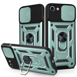 Husa iPhone 6 Plus/ 6s Plus protectie camera Techsuit CamShield Series, verde