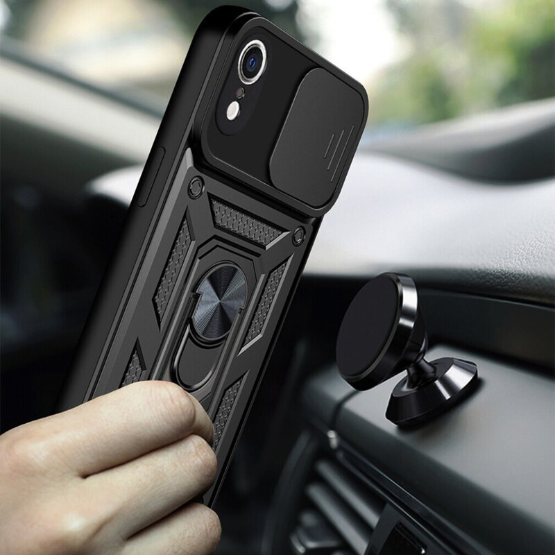 Husa iPhone XR protectie camera Techsuit CamShield Series, roz