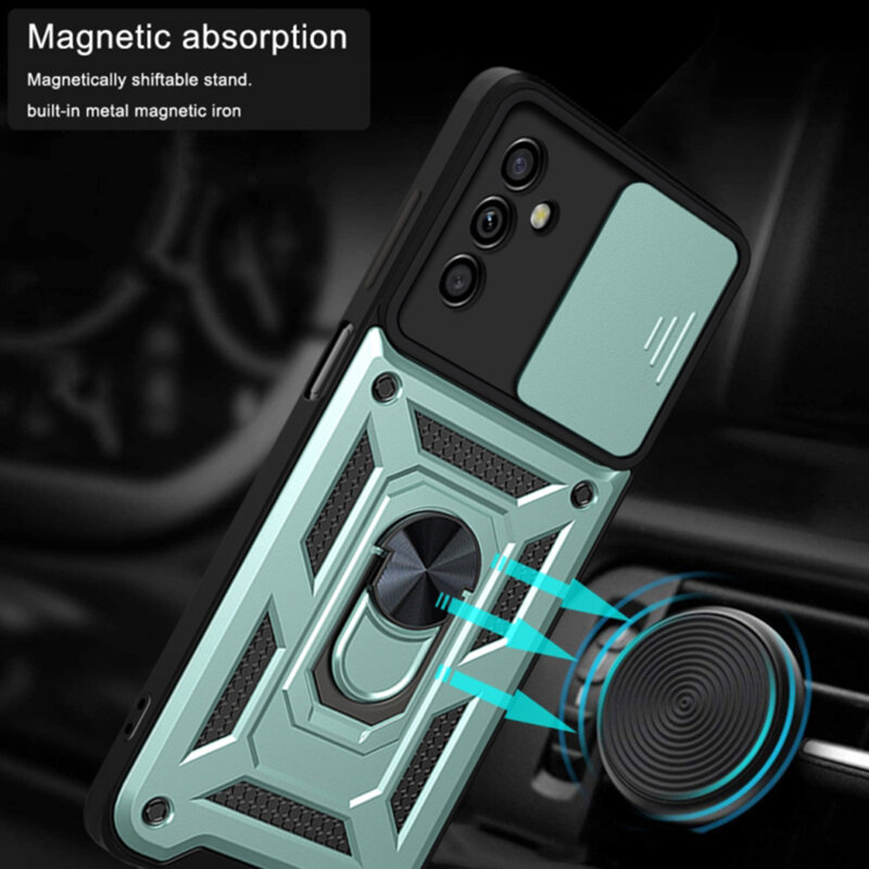 Husa Samsung Galaxy A13 5G protectie camera Techsuit CamShield Series, verde