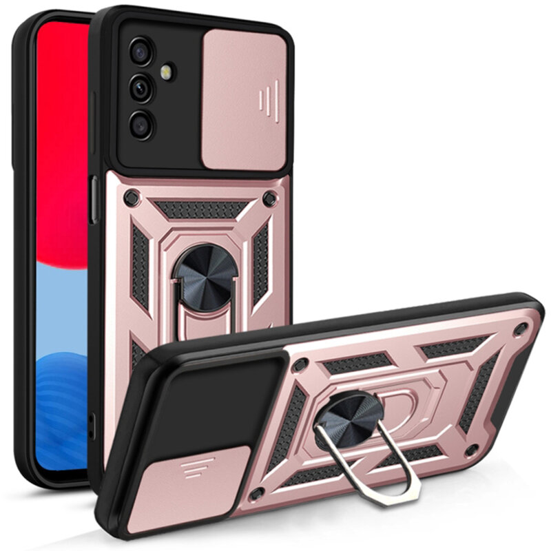 Husa Samsung Galaxy A04S protectie camera Techsuit CamShield Series, roz