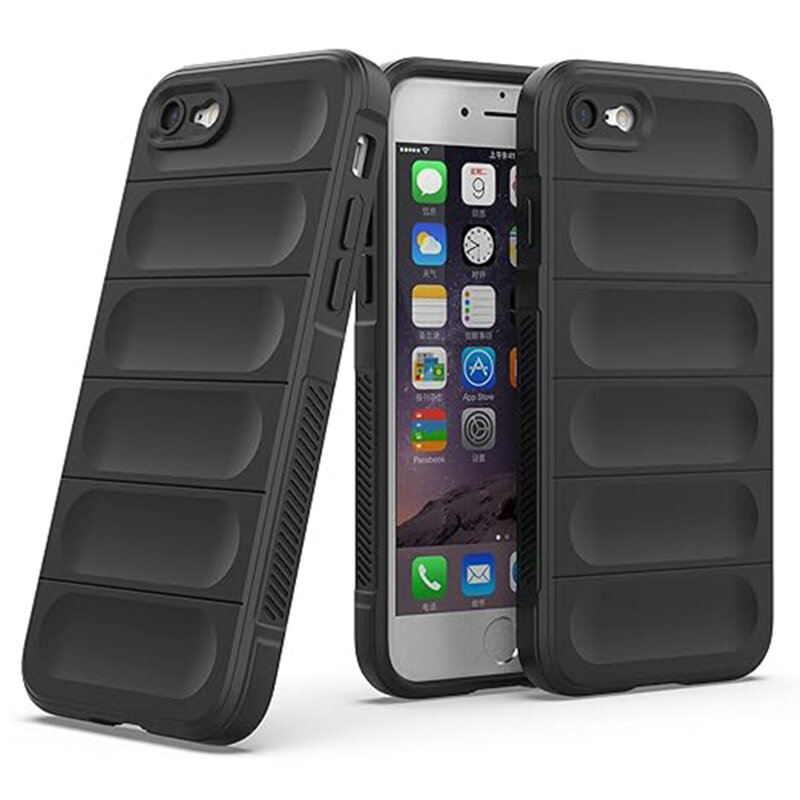 Husa iPhone SE 2, SE 2020 Techsuit Magic Shield, negru