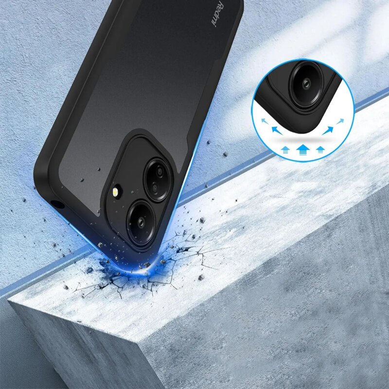 Husa 360° Xiaomi Redmi 13C 4G Techsuit ColorVerse, negru