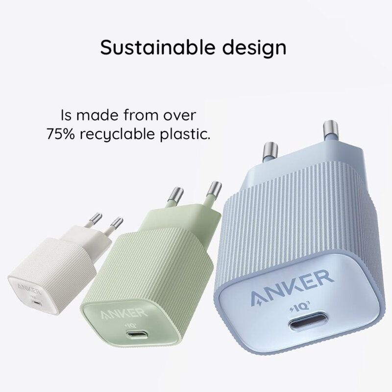 Incarcator priza Type-C, 30W, PowerIQ Anker Nano 4, alb