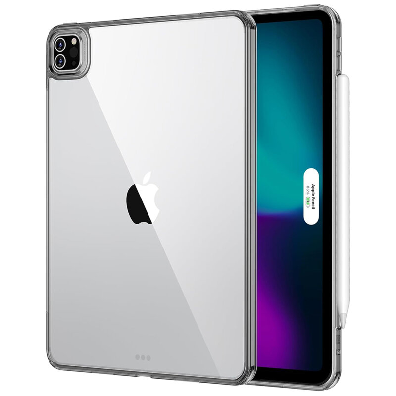 Husa iPad Pro 13 (2024) ESR Classic Hybrid, negru/transparenta