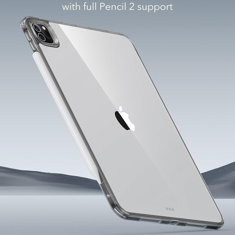Husa iPad Pro 13 (2024) ESR Classic Hybrid, negru/transparenta