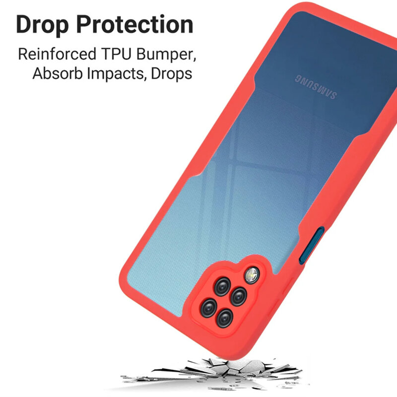 Husa 360° Samsung Galaxy A12 Techsuit ColorVerse, roz