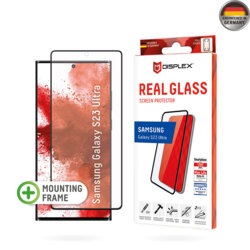 Folie sticla premium Samsung Galaxy S23 Ultra Displex Real Glass 3D, transparenta