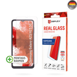 Folie sticla premium Samsung Galaxy A23 5G Displex Real Glass 2D, transparenta