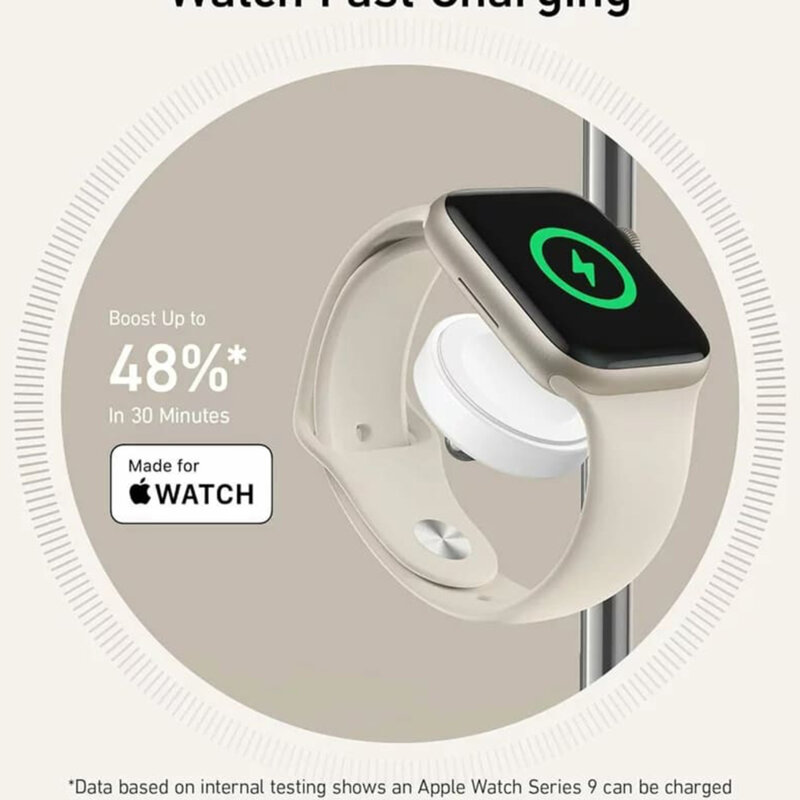 Statie de incarcare wireless pentru Apple 15W, Anker, B25M3321