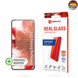 Folie sticla premium Samsung Galaxy S22 5G Displex Real Glass 2D, transparenta