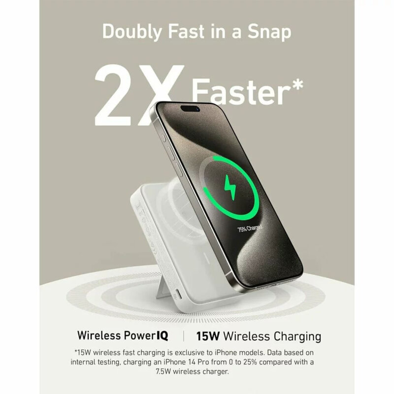 Baterie externa MagSafe, power bank Anker, 10000mAh, A1654G21