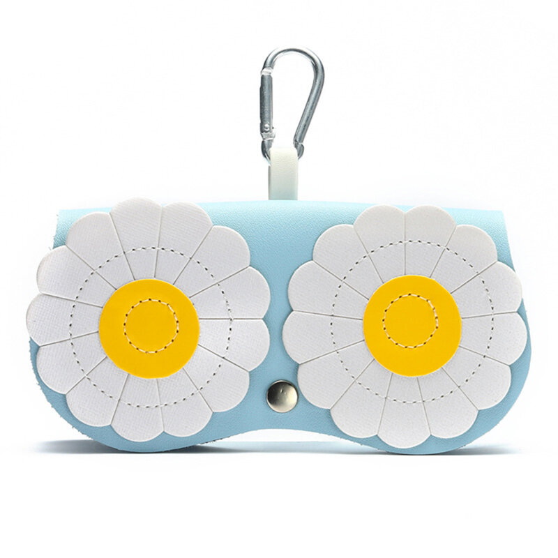 Etui ochelari piele pentru copii Techsuit ETFA3, bleu
