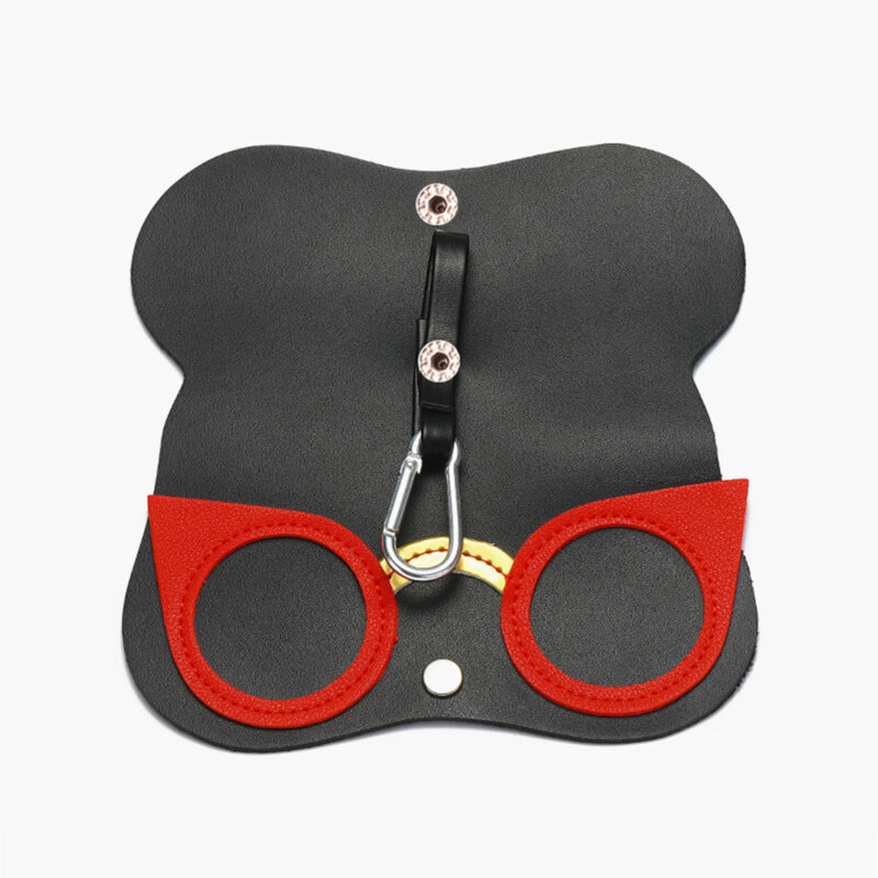 Etui ochelari piele pentru copii Techsuit ETFA4, maro