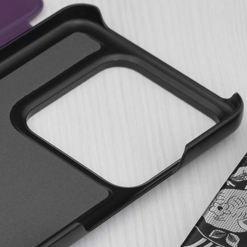 Husa Xiaomi 14 Pro Eco Leather View flip tip carte, mov