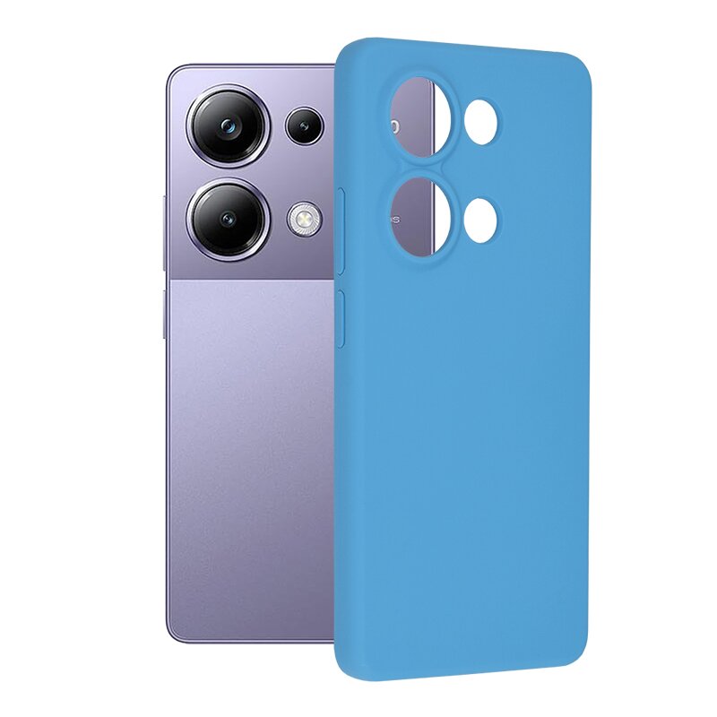 Husa Xiaomi Poco M6 Pro 4G Techsuit Soft Edge Silicone, albastru