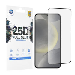 Folie sticla Samsung Galaxy S24 Lito 2.5D Full Glue Ultra Thin, negru