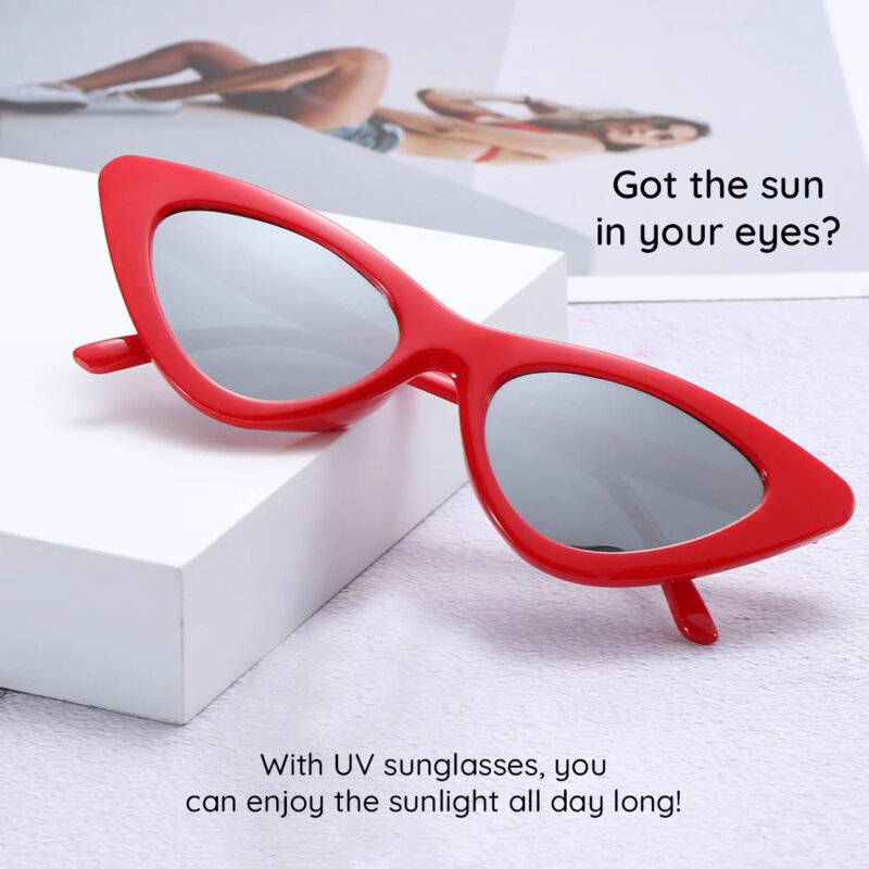 Ochelari de soare triunghiulari dama Techsuit, leopard, 5040