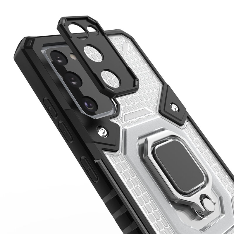 Husa antisoc Samsung Galaxy A13 5G Techsuit Honeycomb, roz