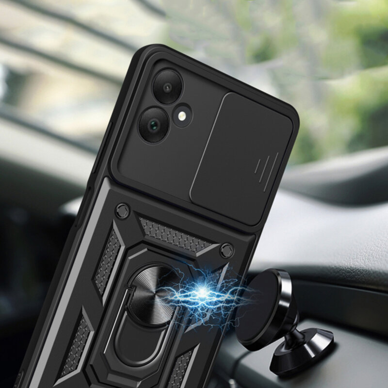 Husa Samsung Galaxy A05 protectie camera Techsuit CamShield Series, albastru