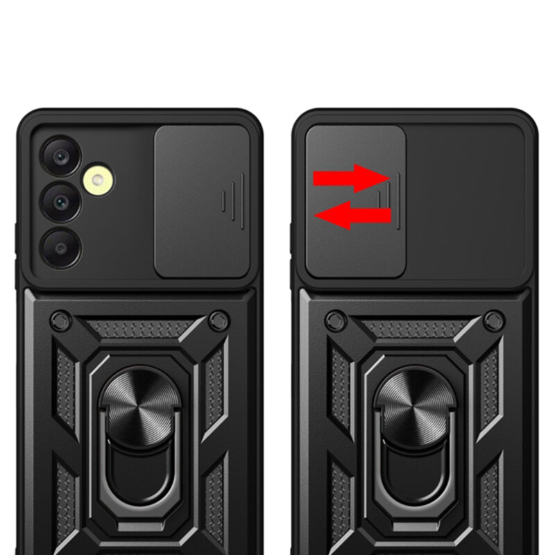 Husa Samsung Galaxy A25 5G protectie camera Techsuit CamShield Series, albastru