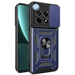 Husa OnePlus 12R protectie camera Techsuit CamShield Series, albastru