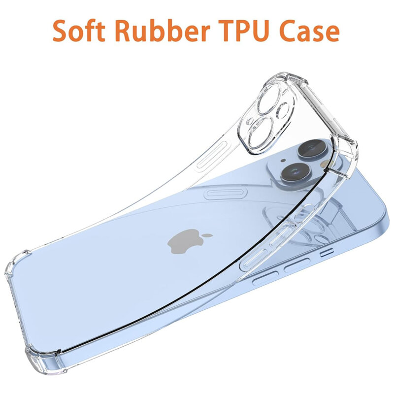 Husa Oppo Reno11 F Techsuit Shockproof Clear Silicone, transparenta