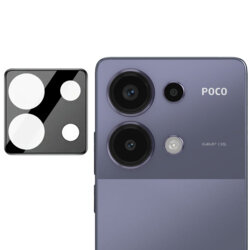 Folie camera Xiaomi Poco M6 Pro 4G Techsuit Full Glass, negru