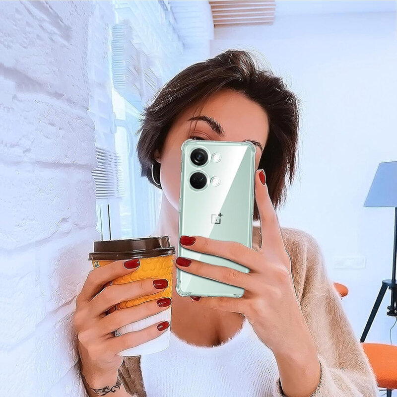 Husa OnePlus Nord 3 Techsuit Shockproof Clear Silicone, transparenta