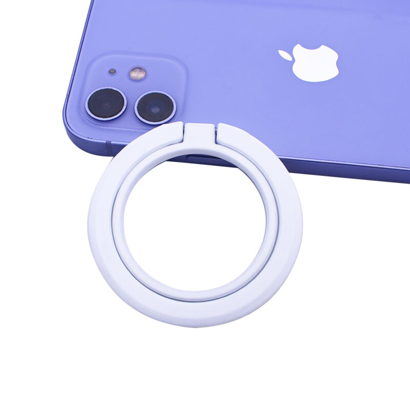 Suport inel pentru telefon iRing MagSafe Techsuit MPR3, alb