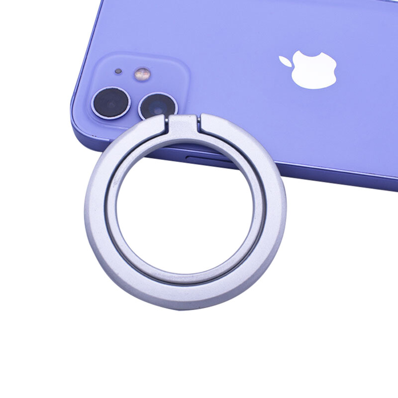Suport inel telefon iRing MagSafe Techsuit MPR3, argintiu