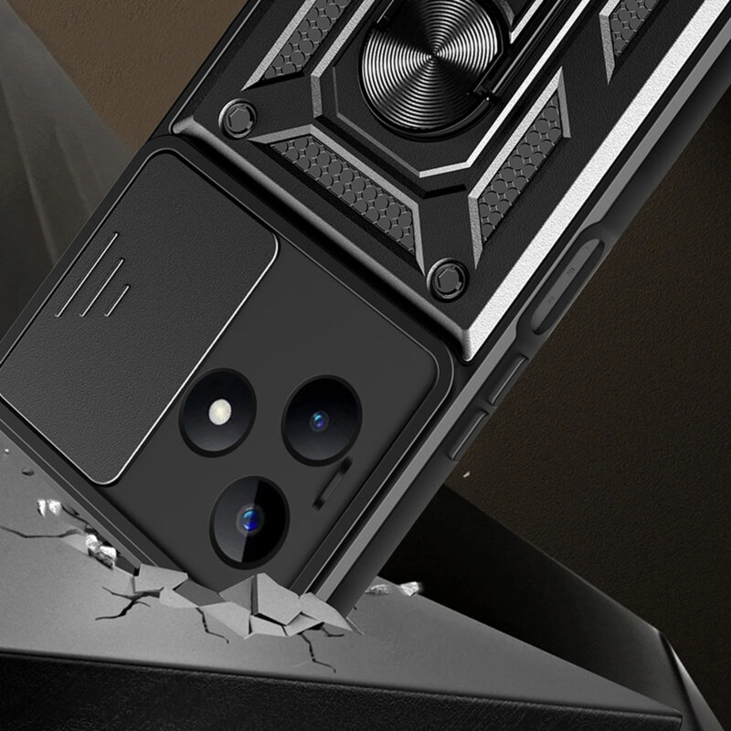 Husa Xiaomi Redmi Note 13 5G protectie camera Techsuit CamShield Series, albastru