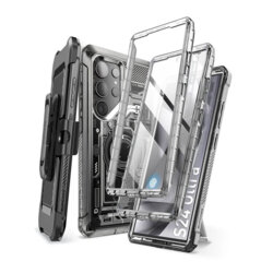 Husa Samsung Galaxy S24 Ultra Supcase Unicorn Beetle Pro, negru frost