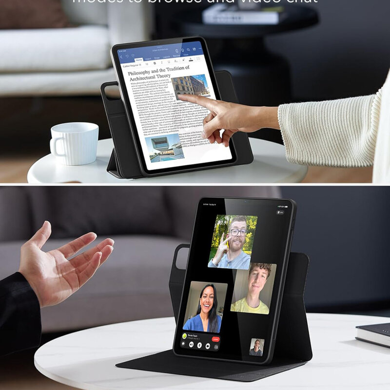 Husa iPad Air 5 (2022) ESR Rebound Hybrid, roz