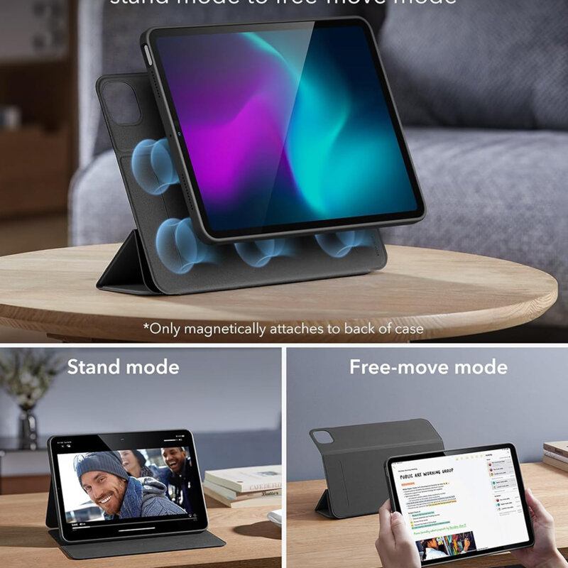 Husa iPad Pro 13 (2024) ESR Rebound Hybrid, alb