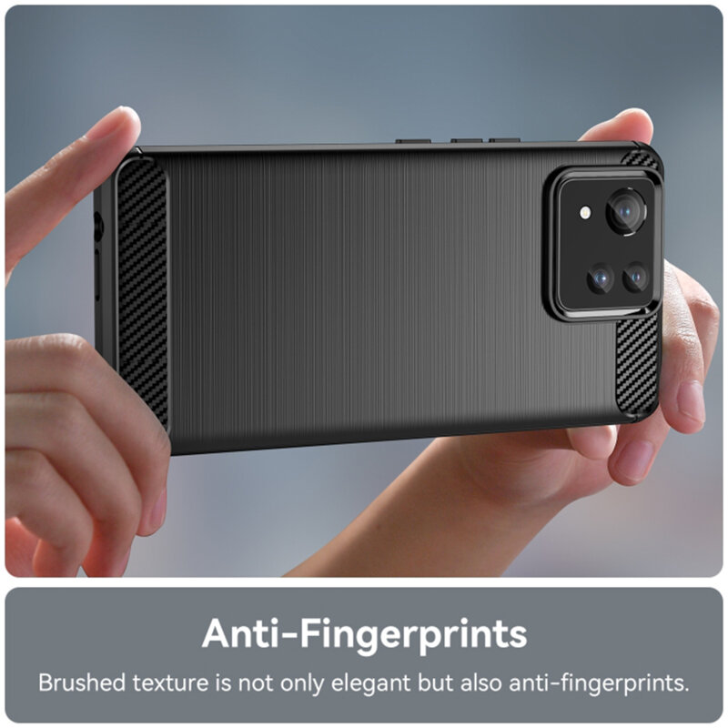 Husa Asus Zenfone 11 Ultra Techsuit Carbon Silicone, negru