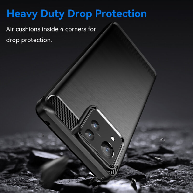 Husa Asus Zenfone 11 Ultra Techsuit Carbon Silicone, negru