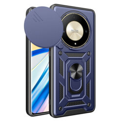 Husa Honor Magic6 Lite protectie camera Techsuit CamShield Series, albastru