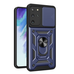 Husa Samsung Galaxy S20 Plus 5G protectie camera Techsuit CamShield Series, albastru