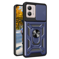 Husa Motorola Moto G53 protectie camera Techsuit CamShield Series, albastru