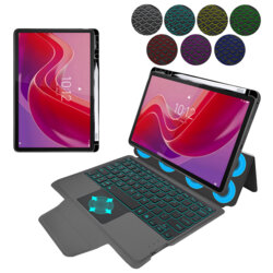 Husa cu tastatura Lenovo Tab M11 Techsuit KeyTab Pro, negru